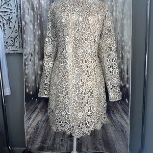 Long sleeve mini dress